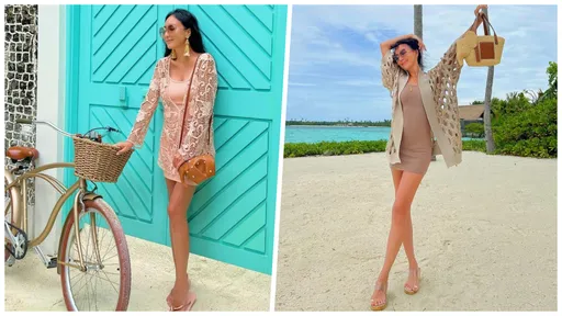 關穎度假中幸福美照連發 粉絲歪樓勸離王思佳「別拉低檔次」