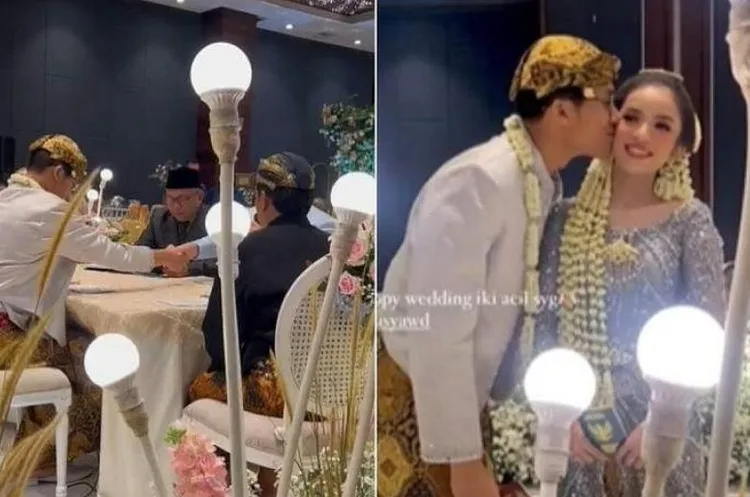 印尼一名父親將酷玩門票當女兒出嫁的嫁妝。翻攝網路