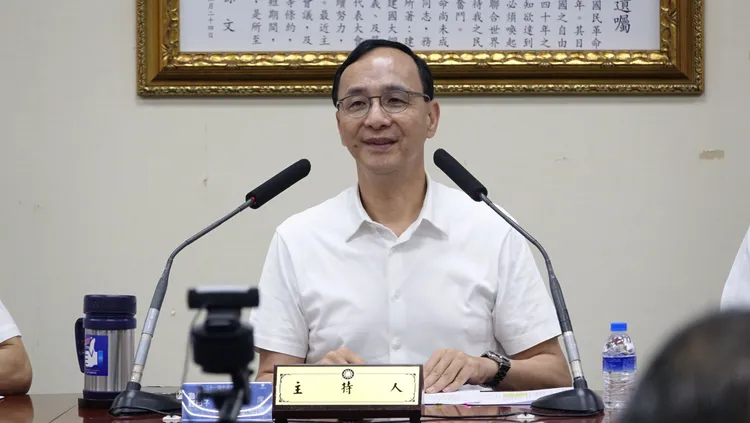 朱立倫直言，民進黨其中一個奧步，就是一定要破壞藍白團結或合作。資料照