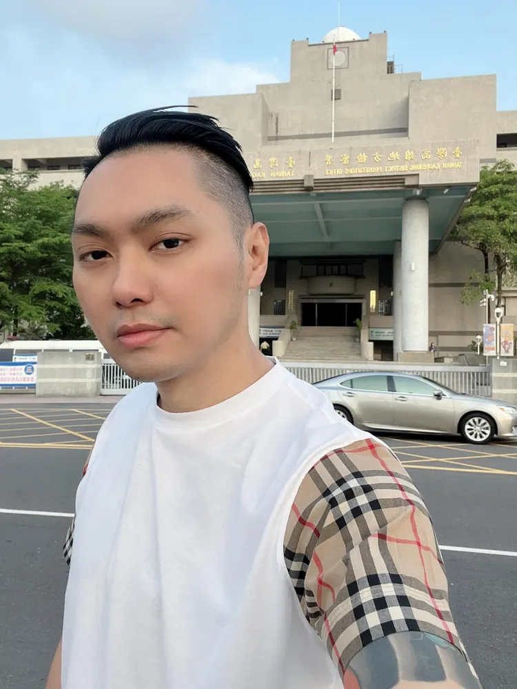 連千毅3日下午急奔法院。取自連千毅臉書