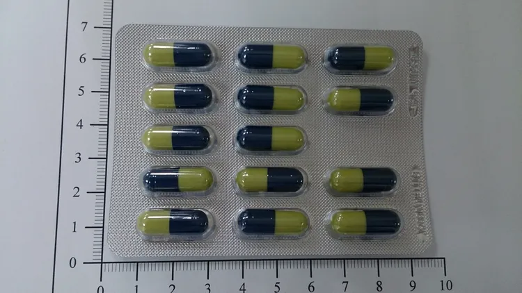 欣樂膠囊60毫克藥物外觀。食藥署提供