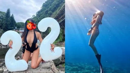 鵝肉女神變美人魚！絕美身影曝光　網看呆：腿太美