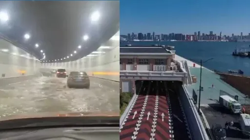 「活著開出來真好」號稱100年工藝極品海底隧道　通車15天就淹大水