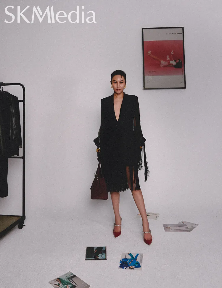 名模洪曉蕾。新光三越提供