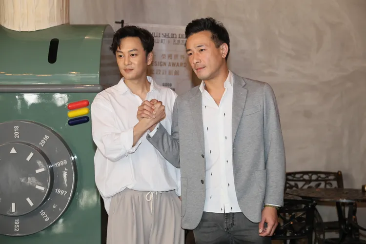 張書偉（左）和傅子純是劇中好男人。鄭孟晃攝