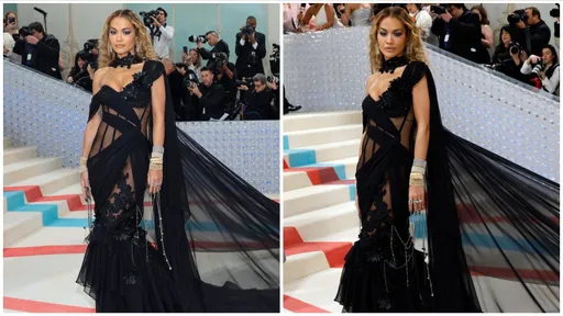 Met Gala|Rita Ora透膚禮服上演性感第一彈 「退出單身市場」依舊辣