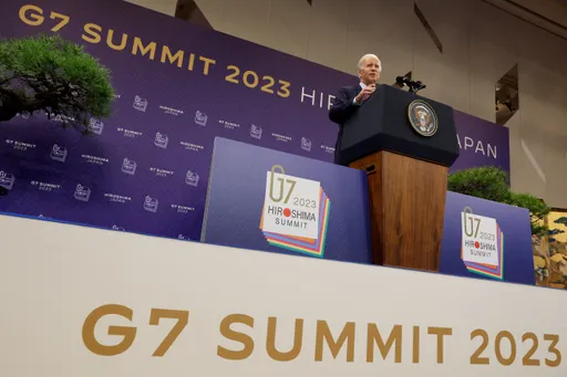 G7峰會期間2艘美航艦停靠日本　對中俄秀肌肉