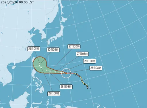 瑪娃颱風增強長胖!氣象局:不排除發陸警 最快下周一海警