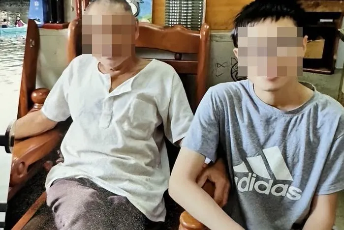 墜樓身亡的賴姓高中生（右）複雜身世，如今家族紛爭也接連引爆。家屬提供