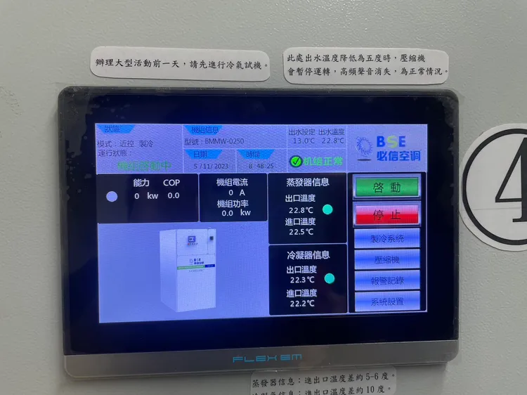 爆發弊案的空調設備。桃園地檢署提供