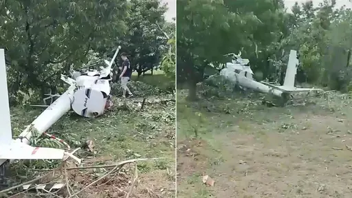 直升機墜毀西安風景區 機上3人死亡