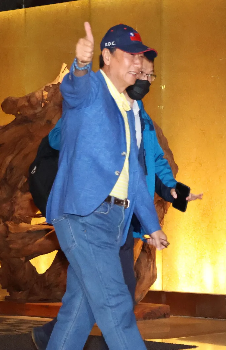 郭台銘二度爭國民黨徵召使出渾身解數。資料照片 莊宗達攝