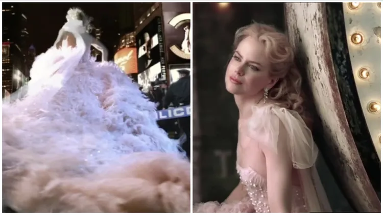 妮可基嫚2004年拍攝香奈兒N°5香水留下許多經典場面。翻攝香奈兒廣告