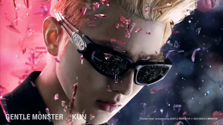 蔡徐坤演繹與GENTLE MONSTER的聯名系列。品牌提供