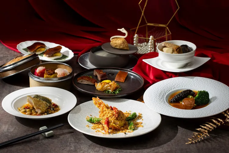 台北喜來登辰園母親節菜色。業者提供