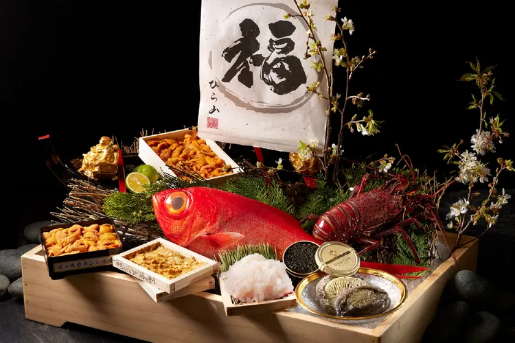 台北喜來登桃山海膽割烹懷石套餐。業者提供