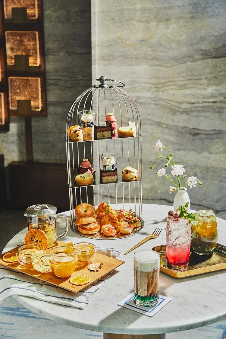 台北新板希爾頓酒店逸廊春．東陸雙人下午茶。業者提供