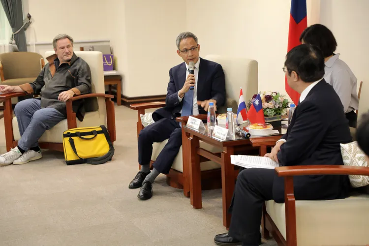 譚敬南有意合作「臺南400」活動。市府提供