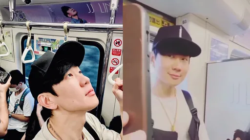 林俊傑「零偽裝」搭捷運 背後乘客全在滑手機!網驚:一定會後悔