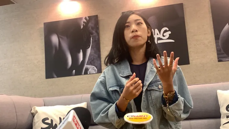 內內說，家人與男友都支持她在SWAG出道。江孟謙攝