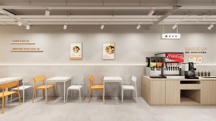 無限量提供自助飲料吧免費喝。業者提供