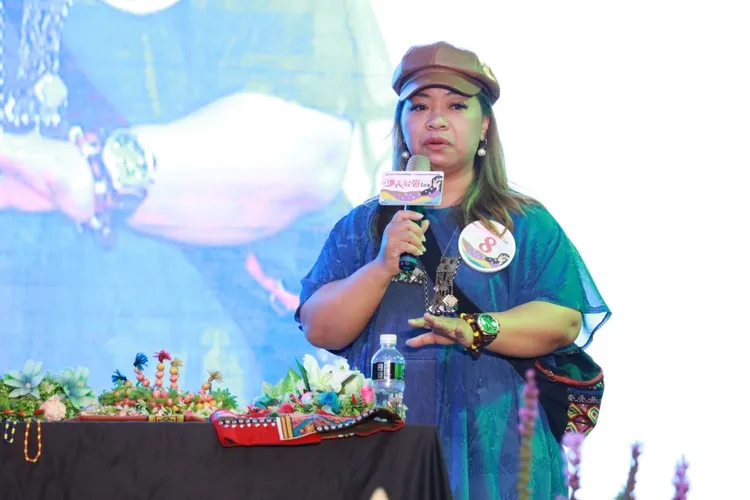 媽媽達人競賽第一名何秀珍。原民會提供