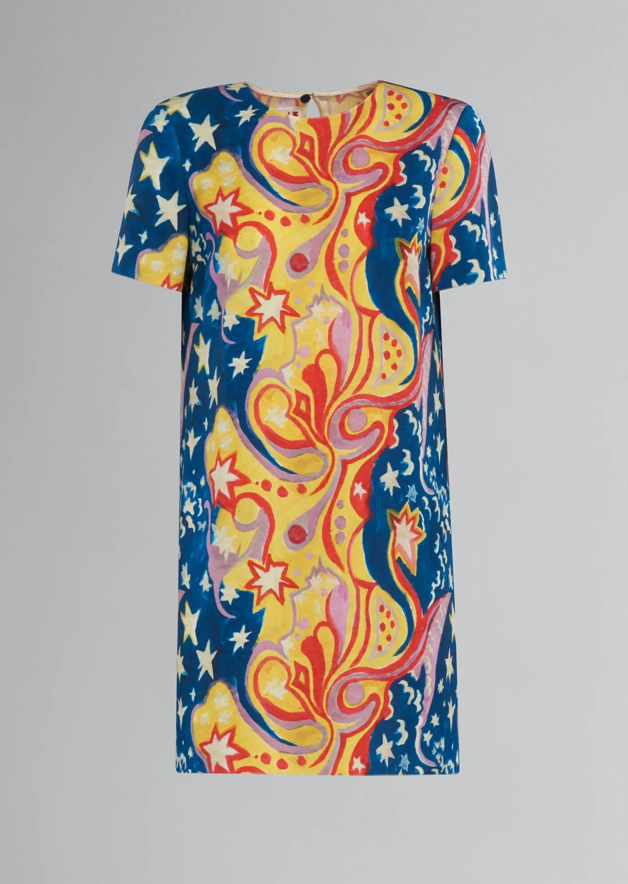 印花洋裝,3萬4580元。品牌提供