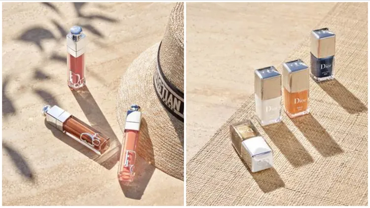 Dior豐漾俏唇蜜（左圖）各1500元、指甲油（右圖）各10ml／920元。品牌提供