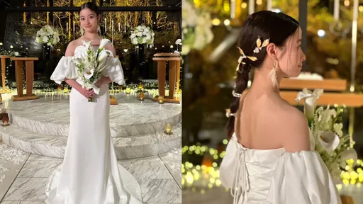 橋本環奈為錢出嫁露香肩 無新郎婚照吸400萬人瀏覽