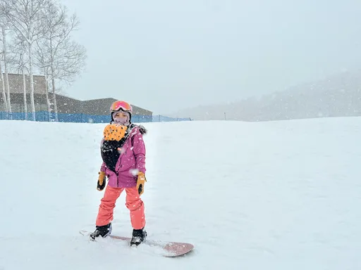 7寶媽「揹嬰滑雪」被罵爆 揹巾業者道歉了:是林叨囝仔加贈的紅利