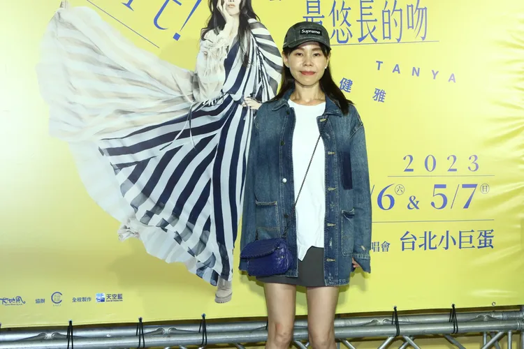 彭佳慧到場欣賞。鄭孟晃攝