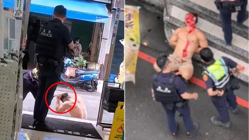 浩克倒地「血流滿面」影片曝! 警棍連擊12下有理?兩派戰翻了