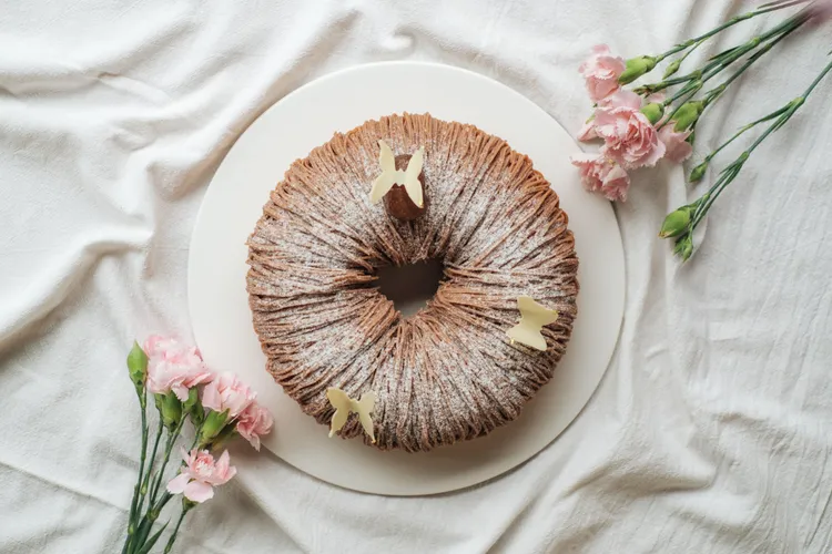 老爺小花園母親節蛋糕-栗子蒙布朗。業者提供