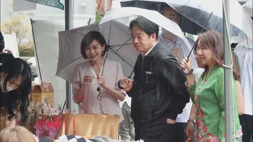 郭雅慧首同框賴清德！　笑喊2024選全糖總統「甜甜的也不錯」