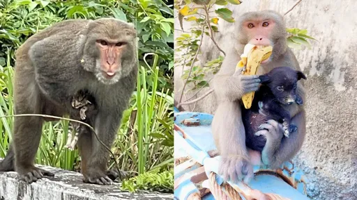獼猴不只抓奶貓!也曾抱小狗搞出「脊椎扯斷」命案 專家曝原因