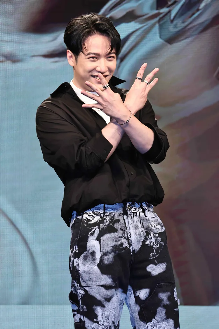 熊仔今天當揭曉嘉賓，開心聽到自己入圍。施昂強攝