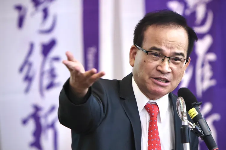 蘇煥智認為民進黨政府無法盡到保護台灣的責任。林林攝