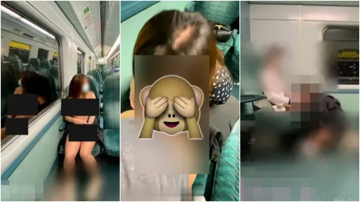 港鐵活春宮影片瘋傳!女埋首口愛男伴 網神出她是裸露慣犯