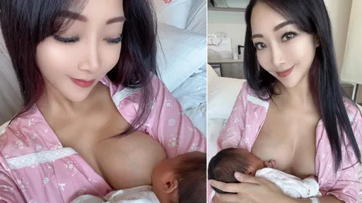 資生堂千金解衣親餵寶寶!兒子竟大哭 李宓不解:吃醋嗎?