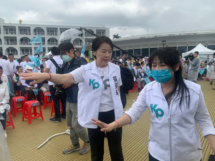 黃珊珊擔任柯文哲競選總幹事。江孟謙攝