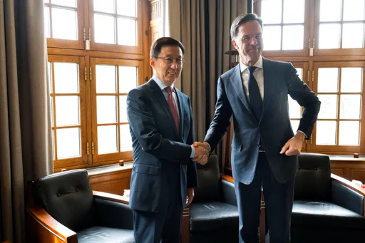 中國副主席韓正訪荷蘭 艾司摩爾禁令成焦點