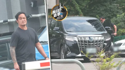 狗仔直擊｜全壘打王林智勝月薪120萬左手挨針上繃帶　跛右腳駕292萬車進飯店做這件事！