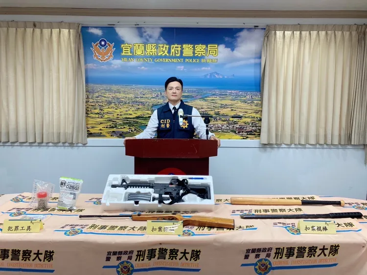 宜蘭縣警方魄力搗破黑幫組織，守護部落治安。翻攝畫面