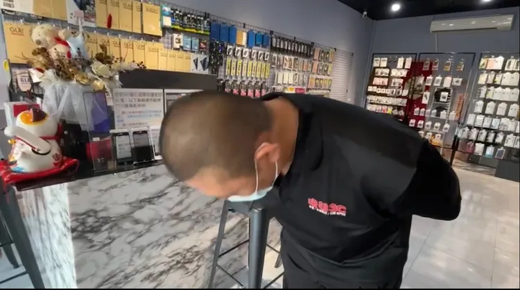 謝姓男子今為潑檳榔汁事件出面道歉。讀者提供