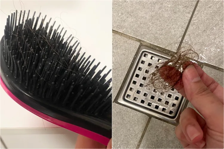 梳頭洗頭時，梳子上總是卡了很多斷髮，排水孔也被掉髮塞滿，代表你的頭髮易斷又脆弱。