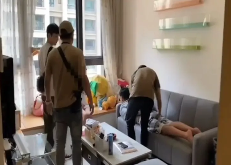 警方逮捕黑幫成員。翻攝畫面