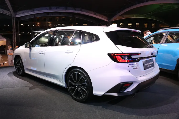 近來討論度高的WRX Wagon性能旅行車，也是一幅凶猛外觀扮相。林浩昇攝
