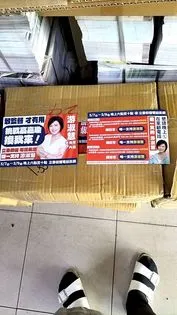 原本今天要發的文宣，游淑慧說「只能自我欣賞」。取自游淑慧臉書