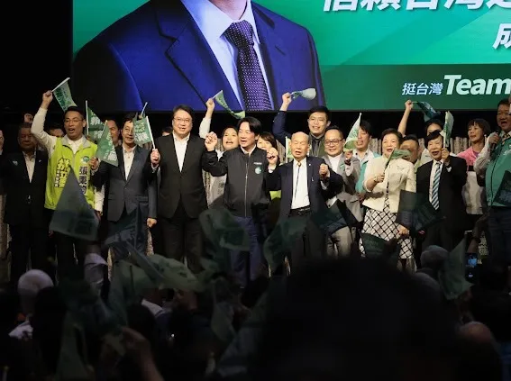 賴清德致詞。民進黨提供