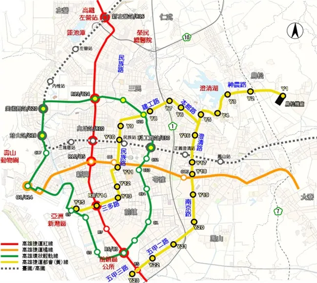 高捷黃線預計於2028年通車。高捷局提供